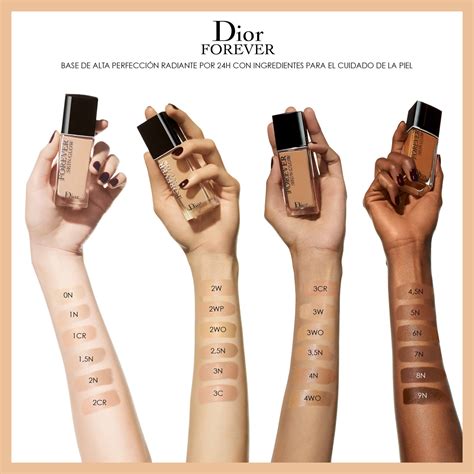 base dior forever tonos|Dior forever undertones.